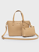 Nolah Τσάντα Χιαστί Ώμου Roma Beige Light Gold

 : 1