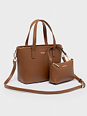 Nolah Τσάντα Χιαστί Ώμου Roma Brown Light Gold

 : 2