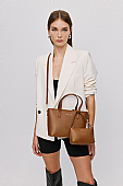 Nolah Τσάντα Χιαστί Ώμου Roma Brown Light Gold

 : 4