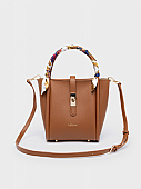 Nolah Τσάντα Χιαστί Ώμου Bridgerton Brown Light Gold

 : 1