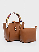 Nolah Τσάντα Χιαστί Ώμου Bridgerton Brown Light Gold

 : 4