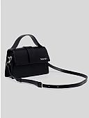 Nolah Τσάντα Χιαστί Ώμου Blake Black Silver : 2