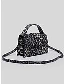 Nolah Τσάντα Χιαστί Ώμου Blake Leopard Black Gun : 2