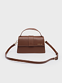 Nolah Τσάντα Χιαστί Ώμου Blake Chocolate Brown : 1