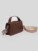 Nolah Τσάντα Χιαστί Ώμου Blake Chocolate Brown : 4