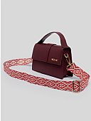 Nolah Τσάντα Χιαστί Ώμου Blake Burgundy : 3