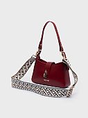 Nolah Γυναικεία Τσάντα Ώμου/ Χιαστί Esme Burgundy : 3