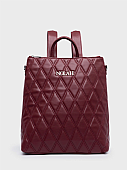 Nolah Γυναικεία Τσάντα Πλάτης Rhode Burgundy Silver : 1