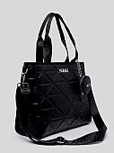 Nolah Τσάντα Χιαστί Ώμου Ryder Large Black Silver : 2