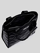 Nolah Τσάντα Χιαστί Ώμου Ryder Large Black Silver : 3