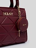 Nolah Τσάντα Χιαστί Ώμου Ryder Medium Burgundy : 4