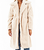 Verde Πανωφόρι με teddy υφή 33-0706 Beige : 1