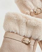 Verde Γυναικεία Γάντια 02-0841 Beige : 3