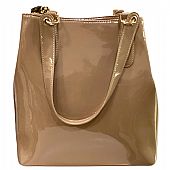 Τσάντα Ώμου Χιαστί Λουστρίνι Beige Light Gold

 : 1