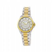 Loisir Ρολόι Cosmopolitan με δίχρωμο ατσάλινο μπρασελέ και ασημί καντράν : 1