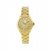 Loisir Ρολόι Cosmopolitan με επίχρυσο ατσάλινο μπρασελέ και χρυσό καντράν : 1