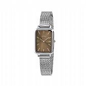 Loisir Ρολόι Oldie με ατσάλινο mesh band και καφέ καντράν : 1