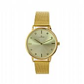 Ρολόι Fountain με επίχρυσο ατσάλινο mesh band και χρυσό καντράν
 : 1