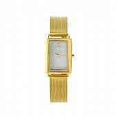 Ρολόι Board με επίχρυσο ατσάλινο mesh band και ασημί glitter καντράν
 : 1