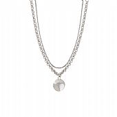 Loisir Κολιέ Links ατσάλινο διπλό με στοιχείο 1.7 cm : 1