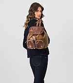 AXEL ΣΑΚΙΔΙΟ ΠΛΑΤΗΣ RIKKE ΜΕ ΜΠΡΟΣΤΙΝΕΣ ΘΗΚΕΣ 1023-0547 BROWN : 8