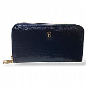 Γυναικείο Πορτοφόλι με διπλό φερμουάρ F1011 Blue : 1