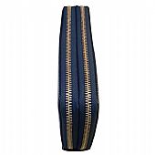 Γυναικείο Πορτοφόλι με διπλό φερμουάρ F1011 Blue : 2