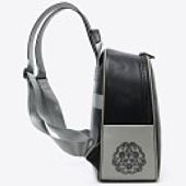 AXEL ΣΑΚΙΔΙΟ ΠΛΑΤΗΣ ΜΕ ΠΛΑΙΝΕΣ ΘΗΚΕΣ ΚΑΙ ΤΥΠΩΜΑ ΠΕΤΑΛΟΥΔΑ 1023-0566 BLACK : 3