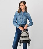 AXEL ΣΑΚΙΔΙΟ ΠΛΑΤΗΣ ΜΕ ΤΥΠΩΜΑ ΠΕΤΑΛΟΥΔΑ ΣΕ ΟΒΑΛ ΣΧΗΜΑ 1023-0565 SAGE : 2