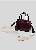 Nolah Τσάντα ώμου & χιαστί Laura Burgundy Gold : 3
