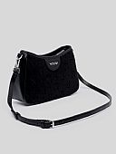 Nolah Τσάντα Χιαστί Ώμου Ashley Black Silver
 : 2