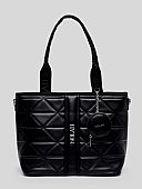 Nolah Τσάντα Χιαστί Ώμου Ava Black Silver : 1