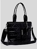 Nolah Τσάντα Χιαστί Ώμου Ava Black Silver : 2