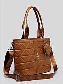 Nolah Τσάντα Χιαστί Ώμου Ava Brown Silver : 2