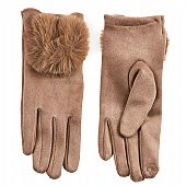 Verde Γυναικεία Γάντια 02-0655 Taupe : 1