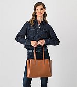 AXEL ΤΣΑΝΤΑ ΩΜΟΥ SANJA ΜΕ ΔΙΠΛΑ ΧΕΡΟΥΛΙΑ 1010-3480 CAMEL : 1