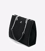 AXEL ΤΣΑΝΤΑ ΩΜΟΥ HILDE ΜΕ ΣΟΥΕΤ ΥΦΗ KAI ΔΙΠΛΗ ΑΛΥΣΙΔΑ 1010-3481 BLACK : 4