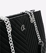 AXEL ΤΣΑΝΤΑ ΩΜΟΥ HILDE ΜΕ ΣΟΥΕΤ ΥΦΗ KAI ΔΙΠΛΗ ΑΛΥΣΙΔΑ 1010-3481 BLACK : 5