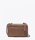 AXEL ΤΣΑΝΤΑ ΩΜΟΥ MELITTA ΚΡΟΚΟ ΜΕ ΔΙΠΛΗ ΑΛΥΣΙΔΑ 1010-3502 DARK BROWN : 2