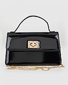 Verde Γυναικείο Τσαντάκι Βραδινό 01-2038 Black : 1