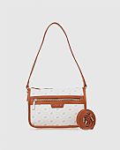 Verde Γυναικεία Τσάντα Ώμου Χιαστί 16-7850 White : 1