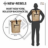 New Rebels Σακίδιο Πλάτης Mart New York 51.113554 Butter Yellow : 2