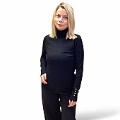 Μακρυμάνικη μπλούζα ζιβάγκο Black.
 : 1