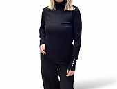 Μακρυμάνικη μπλούζα ζιβάγκο Black.
 : 1