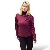 Μακρυμάνικη μπλούζα ζιβάγκο Bordo.
 : 1