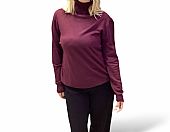 Μακρυμάνικη μπλούζα ζιβάγκο Bordo.
 : 1