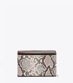 AXEL ΠΟΡΤΟΦΟΛΙ JOELLE ΜΕ ΔΙΠΛΩΣΗ ΚΑΙ SNAKE PRINT 1101-1783 PINK 007 : 2