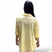 Πουκάμισο Με Στράς 25032 Yellow : 2