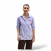 Πουκάμισο Ριγέ Με Καρδούλες  268001 Ciel : 1