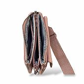 Γυναικείο τσαντάκι χιαστί & κινητού FA3552 Pink : 2